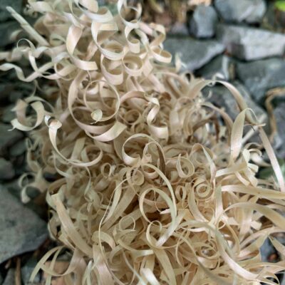 Wood flakes used for starting Fire making