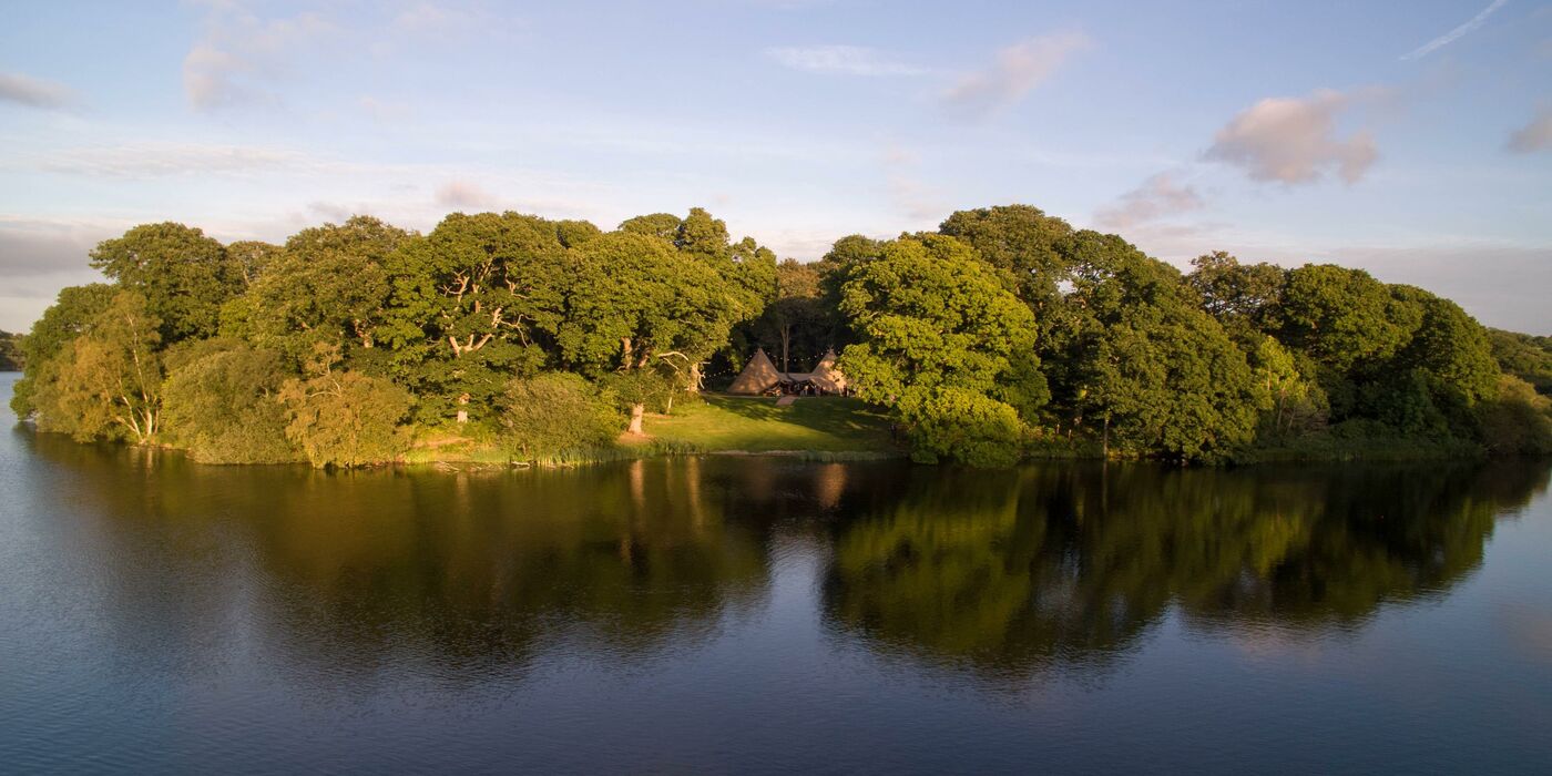 Magnificent views of Finnebrogue Woods, set in the heart of County Down discover our trails & outdoor wedding tipi event venue