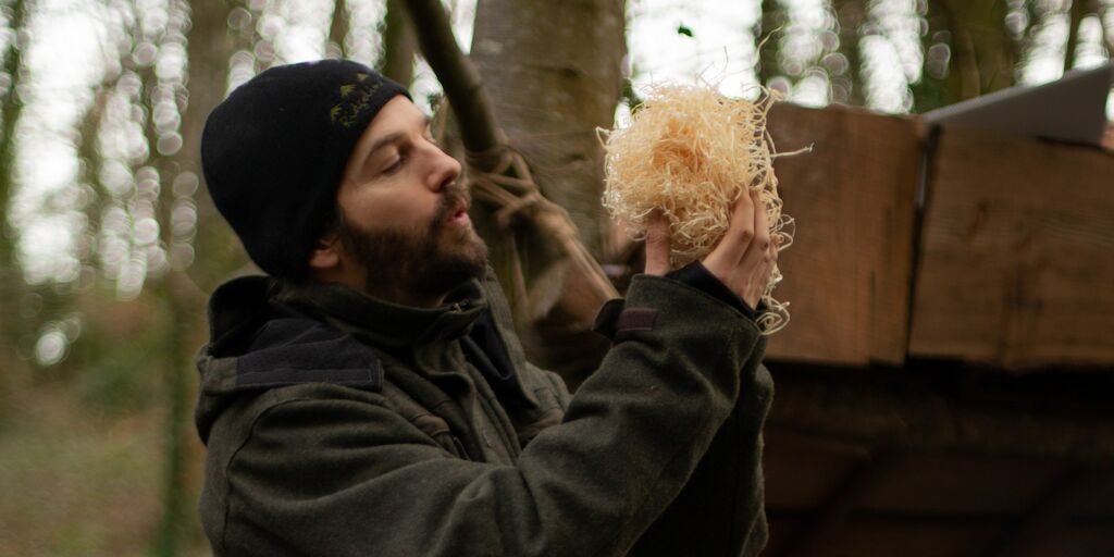 Learn survival skills with Bushman Rob at our new Finnebrogue Woods School of Bushcraft